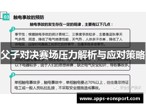 父子对决赛场压力解析与应对策略