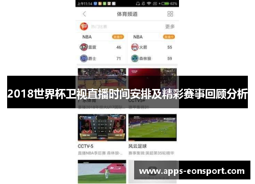 2018世界杯卫视直播时间安排及精彩赛事回顾分析
