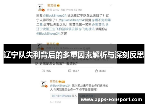 辽宁队失利背后的多重因素解析与深刻反思